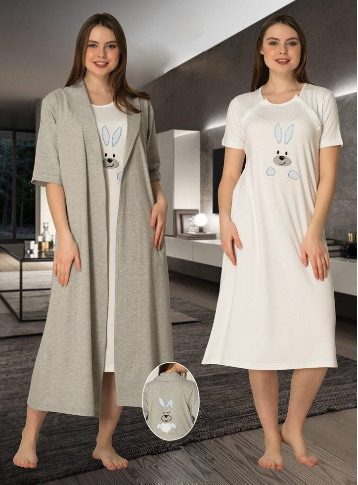 Lohusa Çarşısı 2071 Sabahlıklı Gecelik