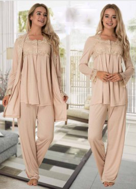 2401 Sabahlıklı Lohusa Pijama Takımı
