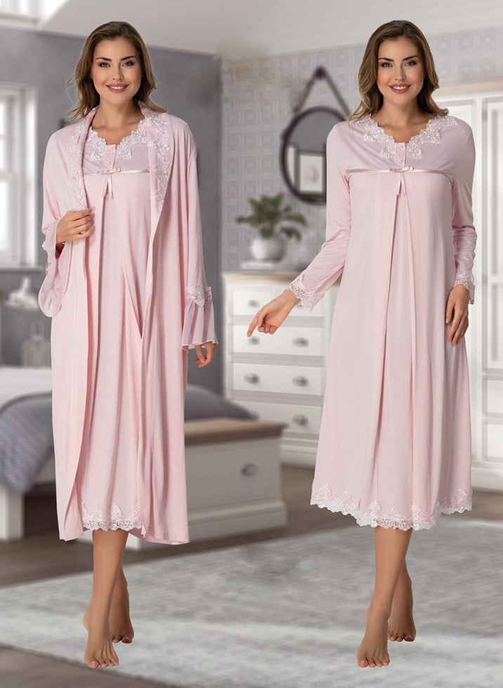 7035 Sabahlıklı Lohusa Gecelik Seti