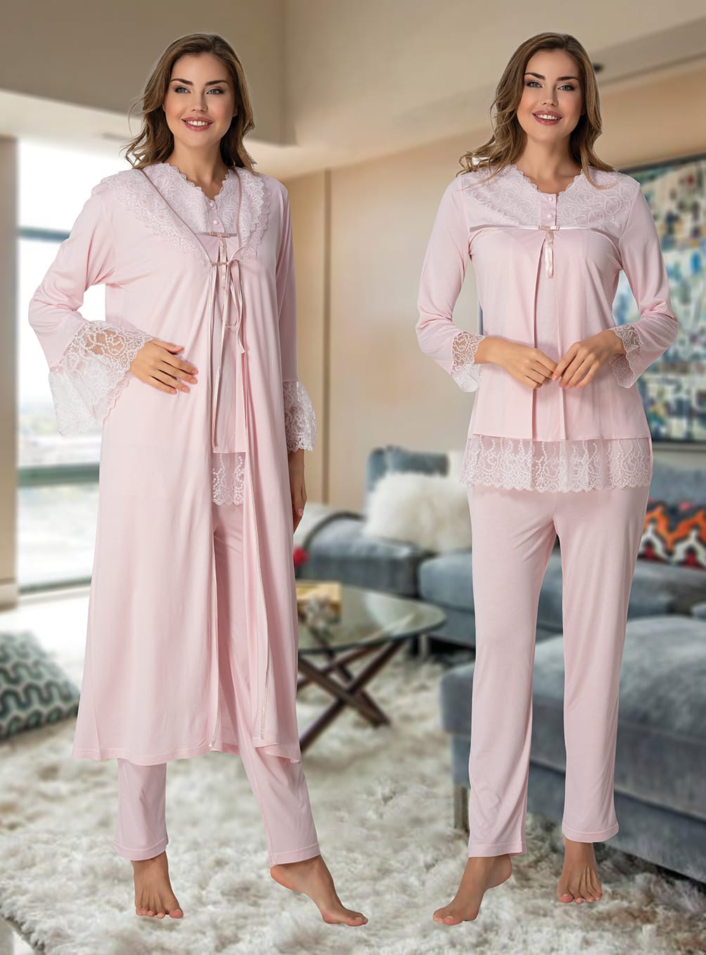 Lohusa Çarşısı 7044 Sabahlıklı Lohusa Takımı